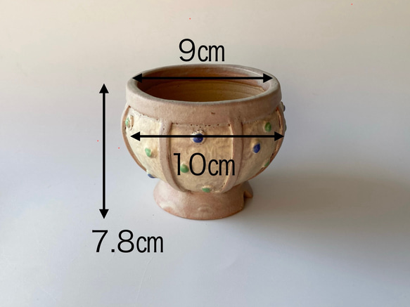 植木鉢ぼんぼり型②ドット色違い 9枚目の画像
