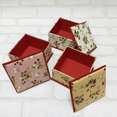 大きなカルトナージュボックス カルトナージュ コスメボックス（1） - Stitch x Stitch's blog