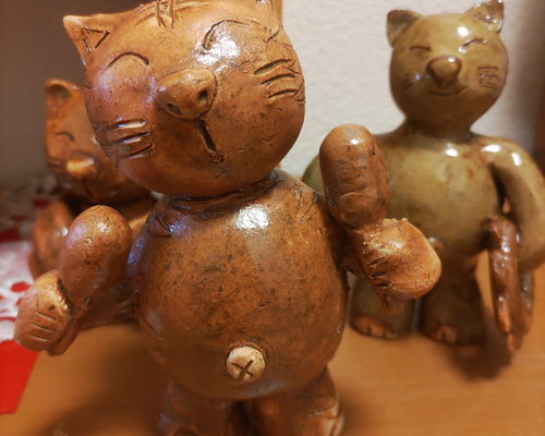マラカス猫さん(=^_^=) 招き猫 いなばの白兎 通販 17189995｜Creema