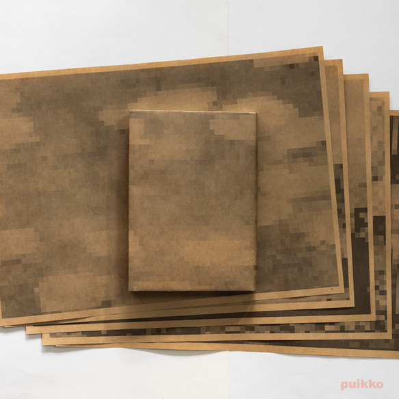 紙書封面馬賽克圖案（5 件組） 第1張的照片