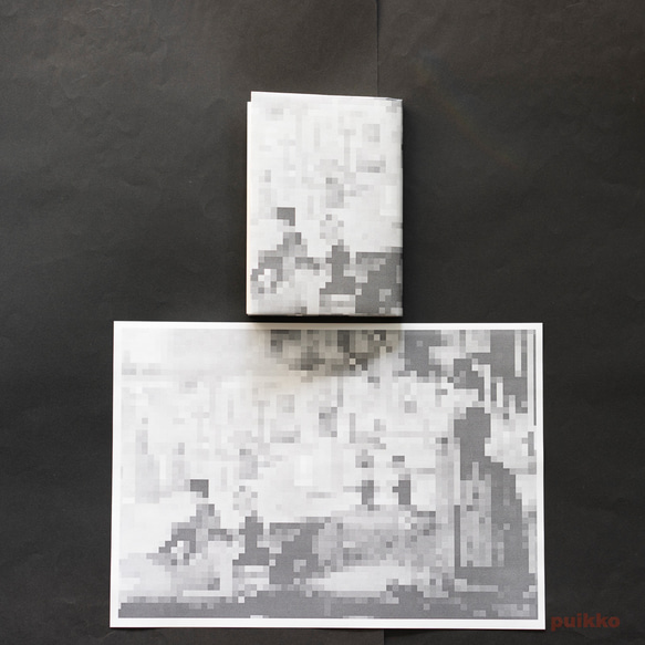 紙書封面馬賽克圖案（5 件組） 第8張的照片