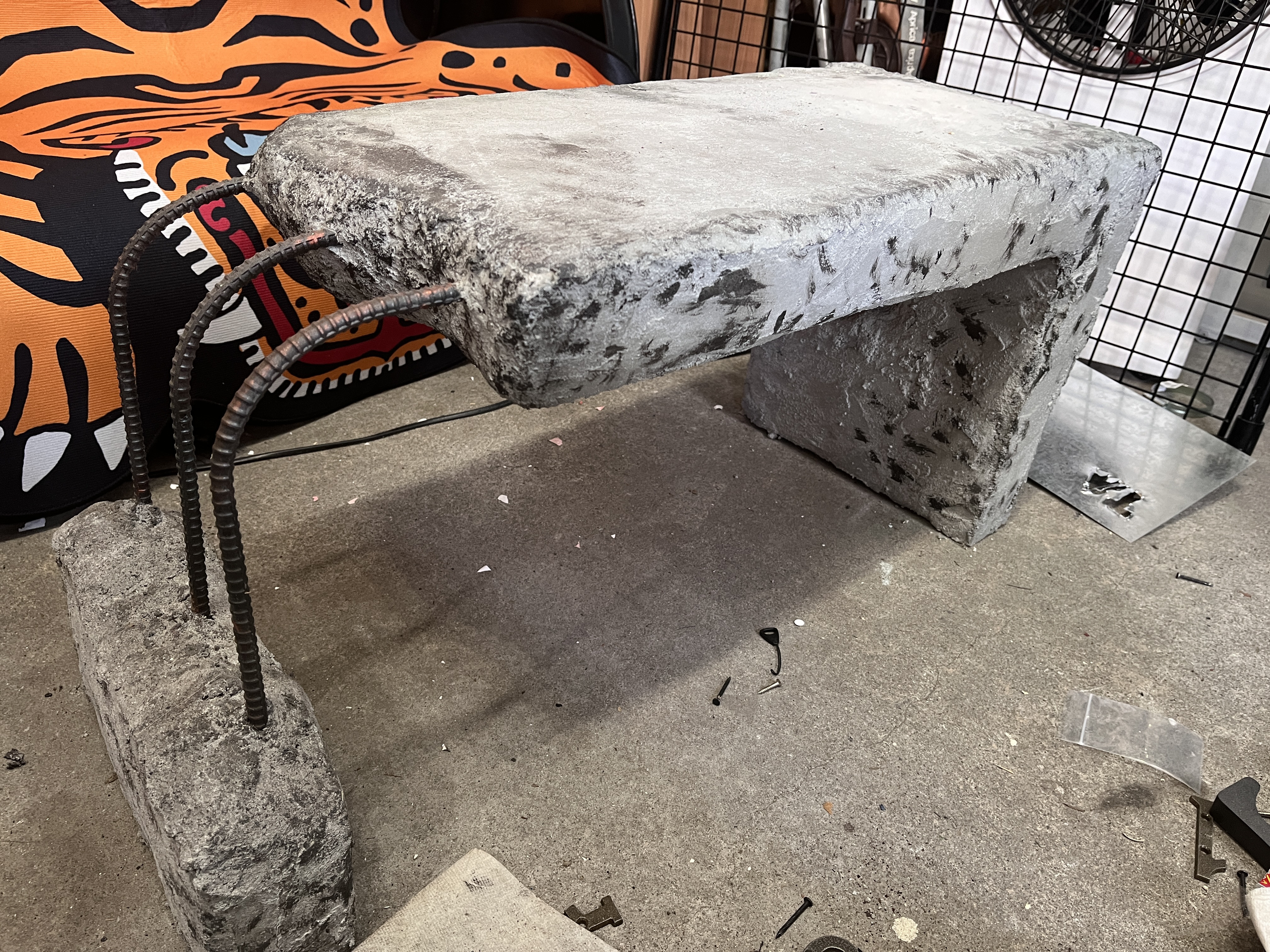 モルタルローテーブル