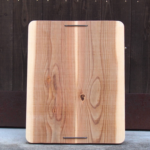 無垢材 A型看板] 折りたたみ式 ＊高さ60cm 板厚35mm 表札・ネーム