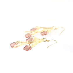 【さくら、咲く】枝桜ピアス/p1567 3枚目の画像