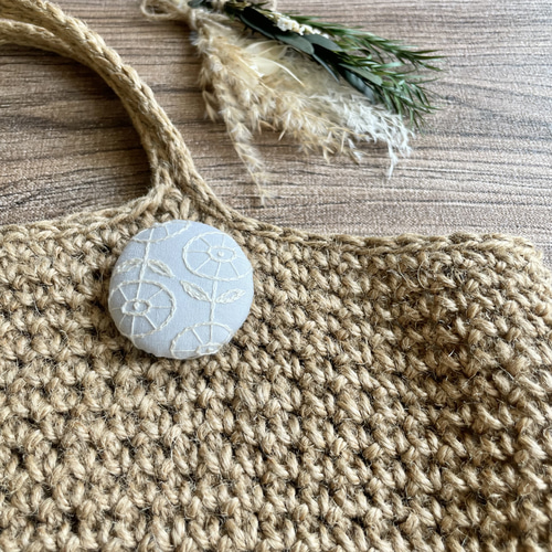 刺繍【ヘアゴム】【ポニーフック】【ブローチ】選べるパーツ no