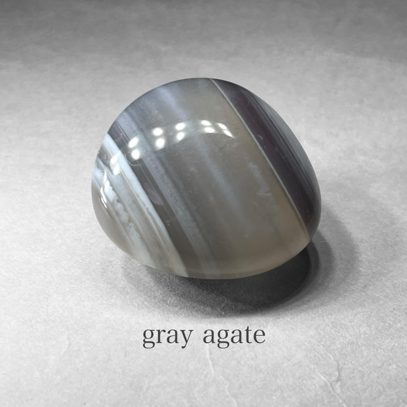 gray agate polish / グレーアゲートポリッシュ A 天然石 N.st 通販