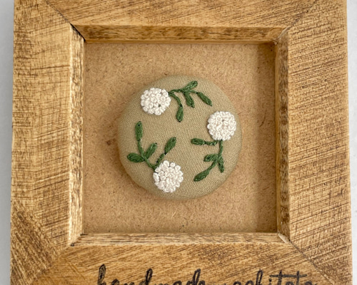 ★リクエスト注文ページ★刺繍 ブローチ、ヘアゴム 満開の桜刺繍ブローチor刺繍ヘアゴム ブローチ かなちゃん手刺繍工房