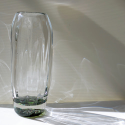 ゆらゆら　/　吹きガラス　/　ガラスの花瓶　/　新緑 5枚目の画像