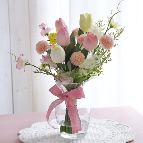 プップ さま】vintage flower ❀ * もも色の お花の ブーケ