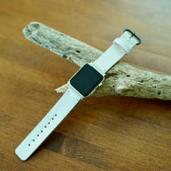 義大利皮革 Apple Watch Apple Watch 真皮錶帶 可選擇顏色進行客製化 第17張的照片