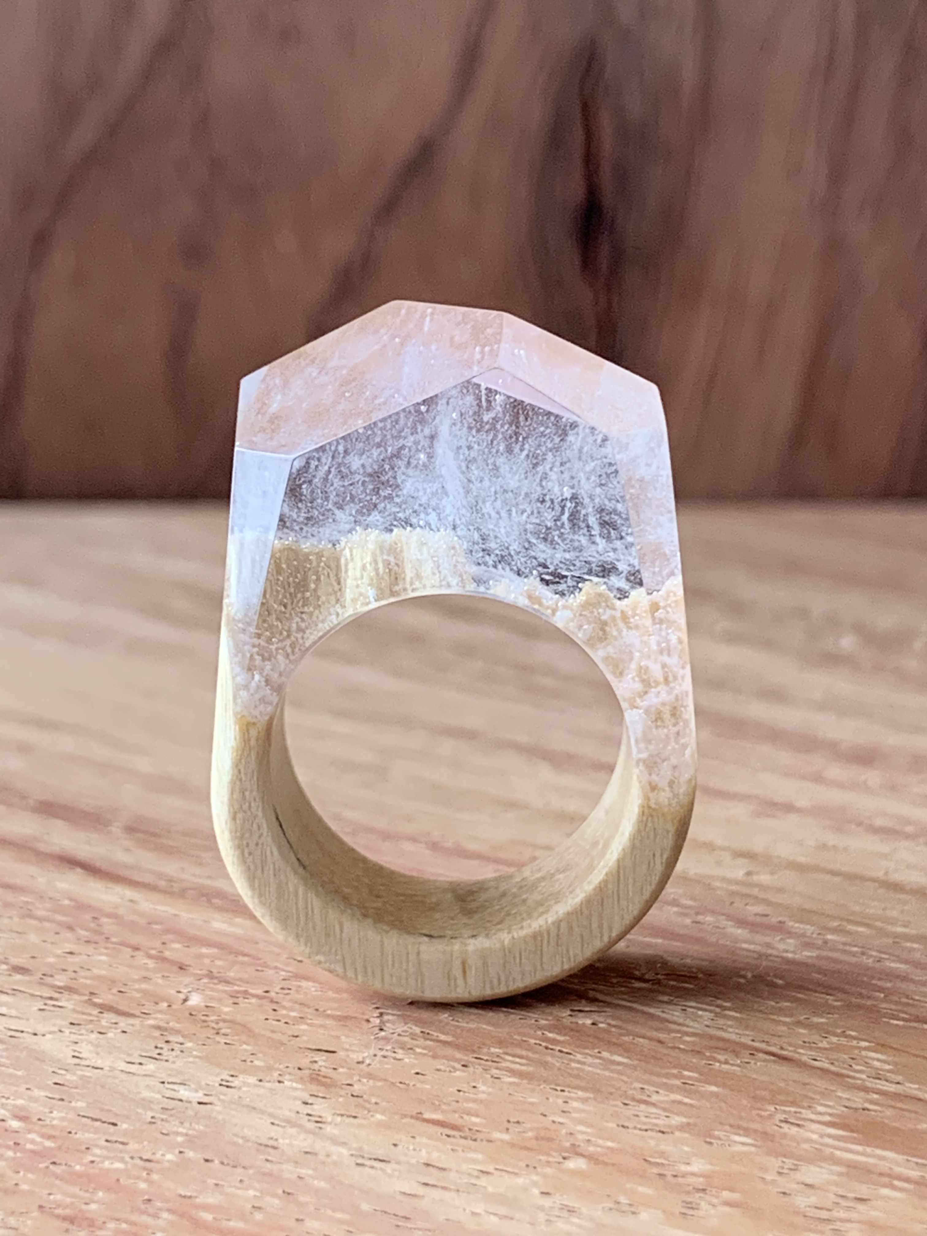 ウッドレジン「幻想的な指輪」SN_0009