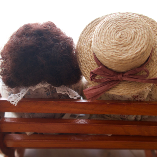 木製ドール*赤毛のアン*アンとダイアナのお人形セット/ウッデンドール