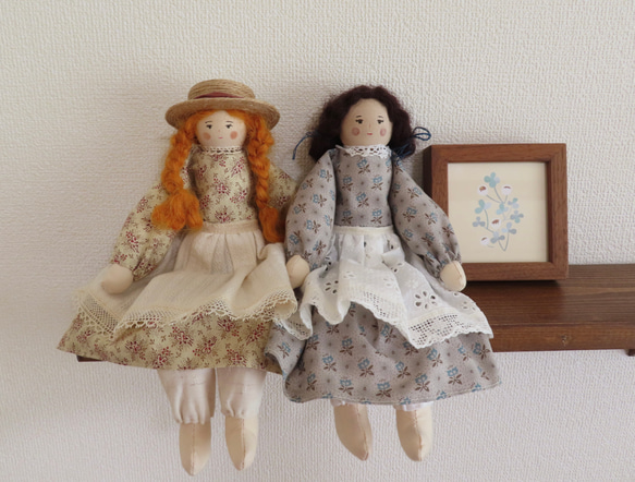 ハンドメイド　ウッデンドール　ヴィンテージドール　木製ドール ウッデンドール Wooden Doll