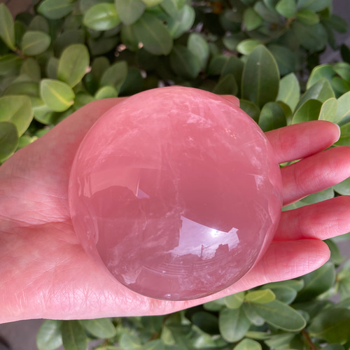 プルプルの桃？】高品質スターディープローズクォーツスフィア その他