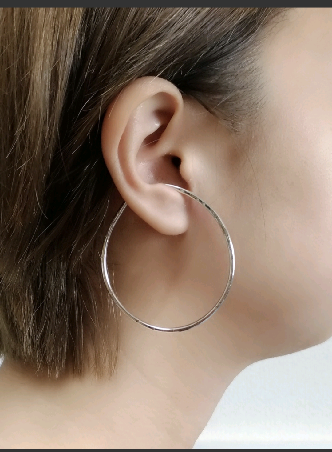 大きいイヤーカフ　silver950 【片耳】