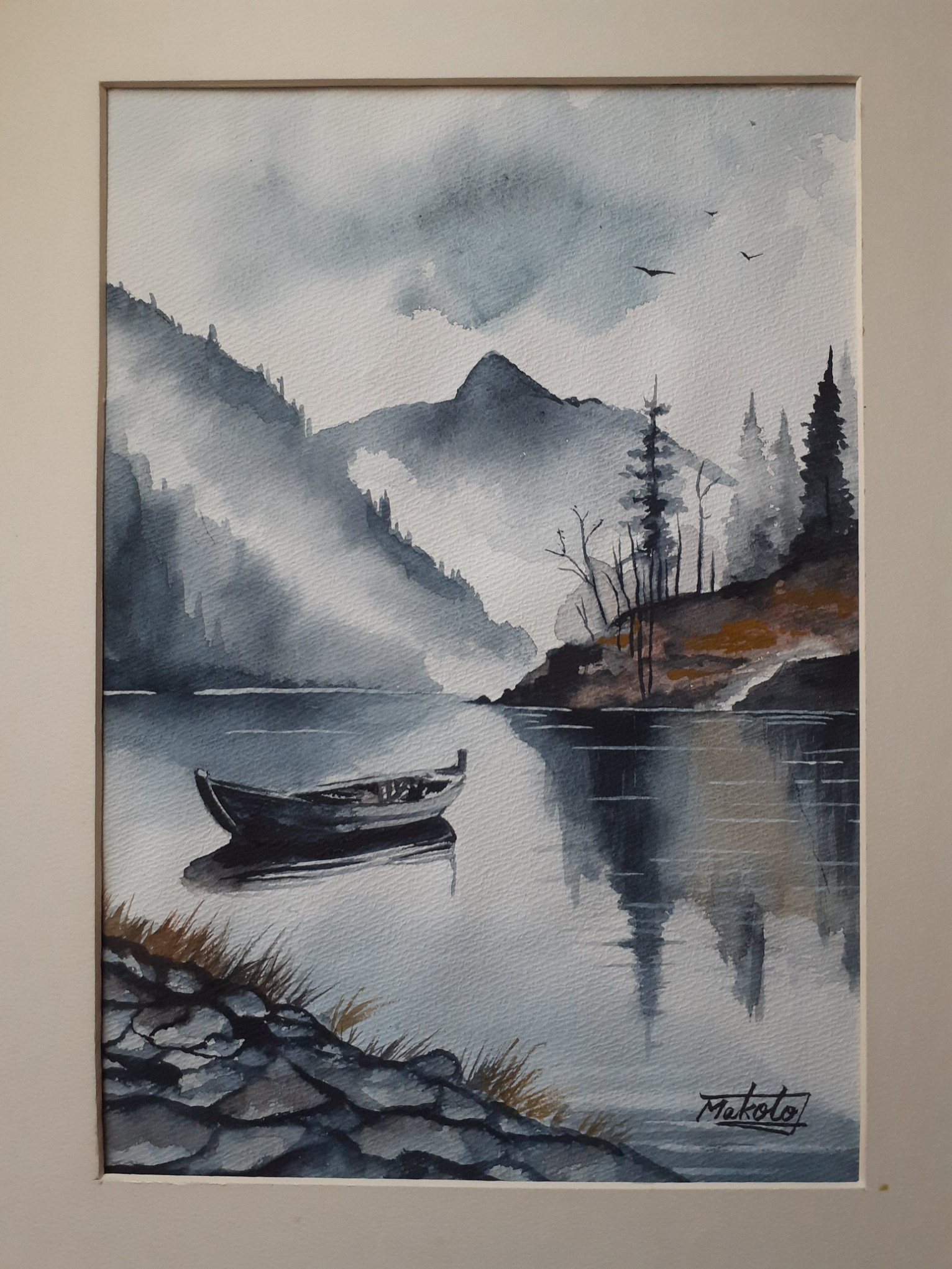 チェコの巨匠　MICALの水彩画