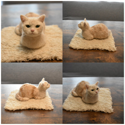 オーダーメイド】あなたの猫さんお作りします 羊毛フェルト 手
