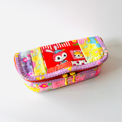 マーガレットアンドソフィーのパッチワークバッグ ボストン