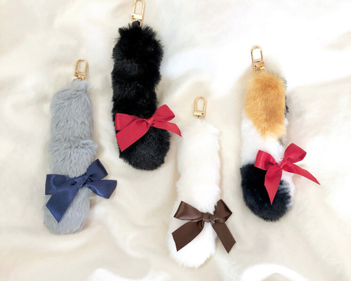 猫のしっぽ キーホルダー チャーム オーダー 専用 ハンドメイド 楽天市場】キーホルダー レディース かわいい おしゃれ しっぽ