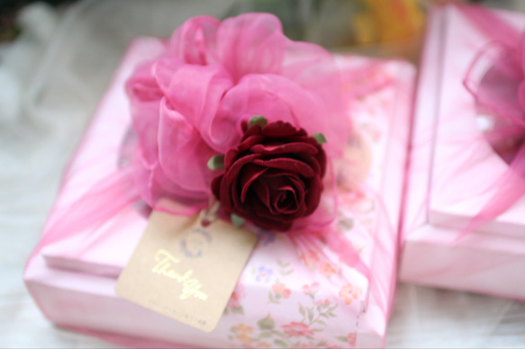 (風呂敷ラッピング)ビンテージ風あんフラワークッキー9個入り  誕生日プレゼント あんこのお花！ 10枚目の画像