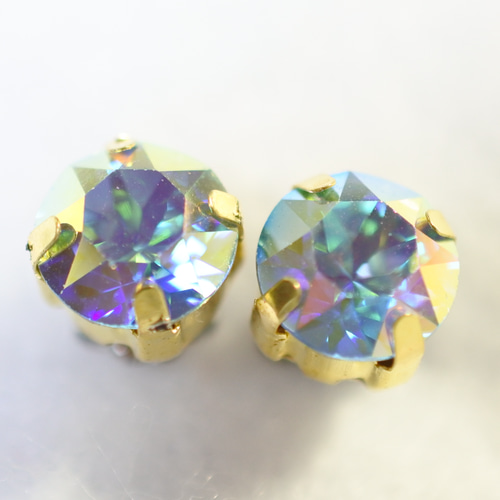 SWAROVSKI 　スワロフスキー　アクアマリンカラー　ピアス ピアス アクアマリン メンズ 爽やかな3月誕生石 カラー