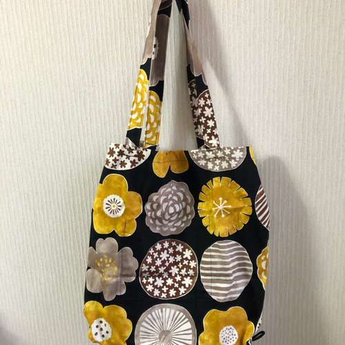 手作りの花柄エコバック リュック・バックパック ちやこ 通販 17191597  