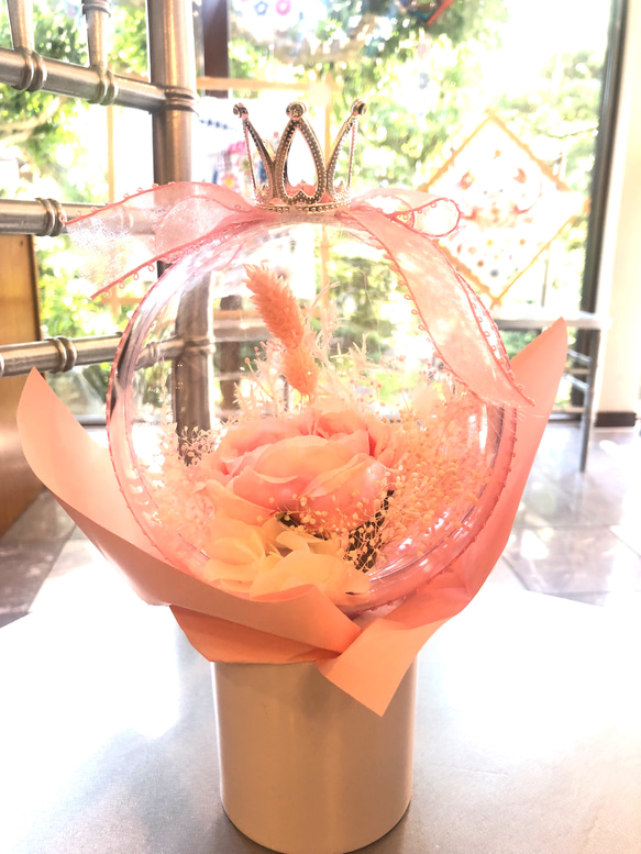 バルーンフラワーブーケ♡お祝い花♡ギフトプレゼント♡お誕生日プレゼント 4枚目の画像