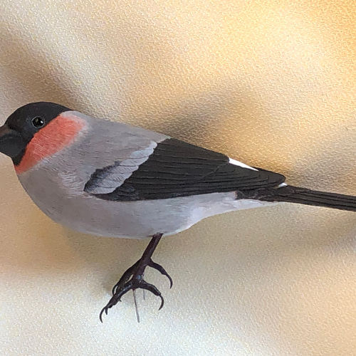 バードカービング　ウソ（♂） バードカービング(ウソ)