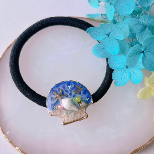 レジン ヘアゴム 女の子 No.958