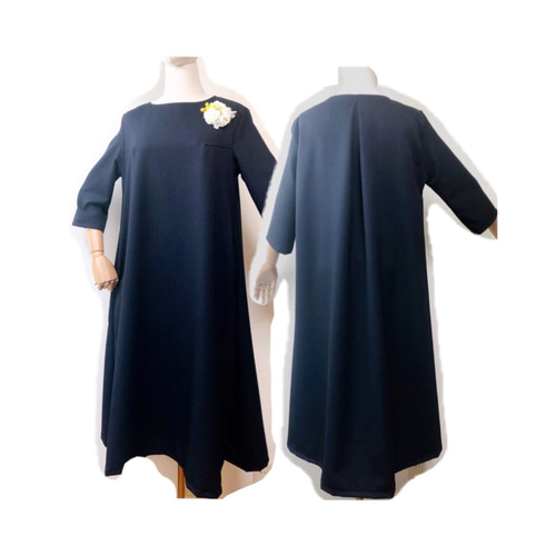 完成品❤️新作❤️綺麗な綾織❤️体型カバーAﾗｲﾝ/ｳｫｯｼｬﾌﾞﾙ/ｼﾜ