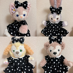 ∞ちびぬい］バケットハット／無柄(各種) ぬいぐるみ SHIKI