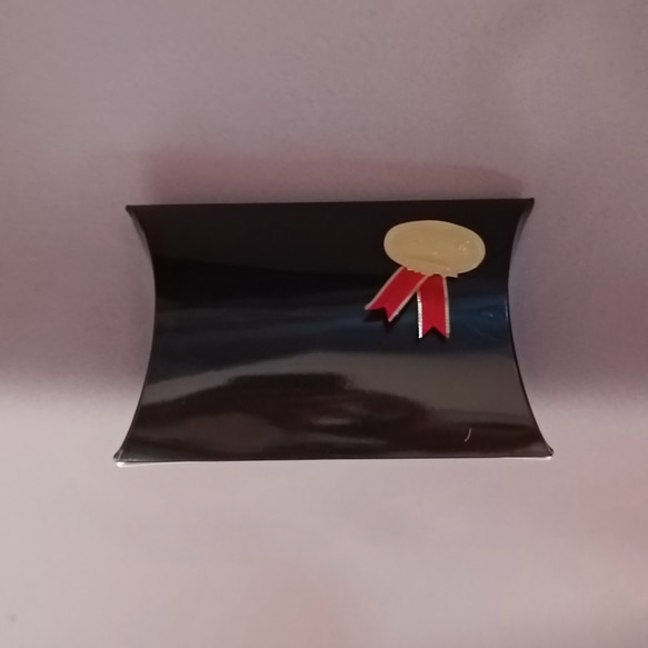 ハートのコインケース　カード入れ　オーダーメイド　本革ブラック　革の財布　マグネットホック　栃木レザー 9枚目の画像