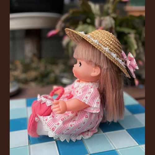メルちゃん 春色ワンピース バックとヘアーバンド付き おもちゃ・人形