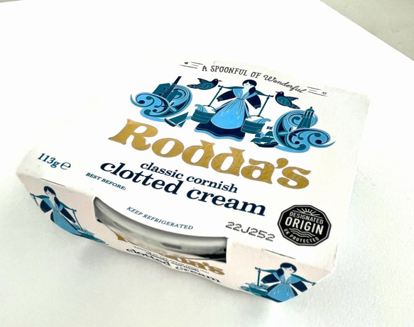 イギリスから輸入の本場クロテットクリーム「Rodda's113g」スコーン専門店だから提供できる本場の味をお届します！ 1枚目の画像