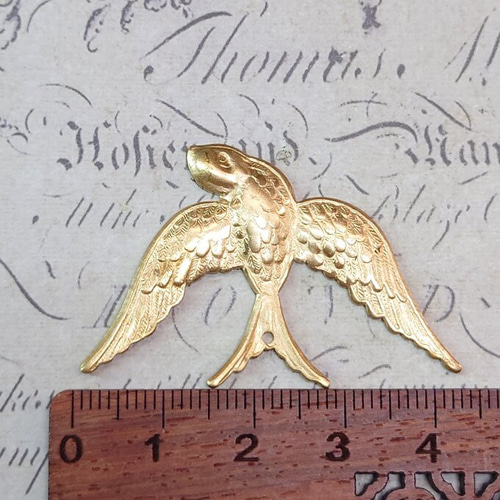 BEHOLD− 真鍮製 燕 1個 尾に一箇所穴有り ツバメ 鳥 アメリカ製