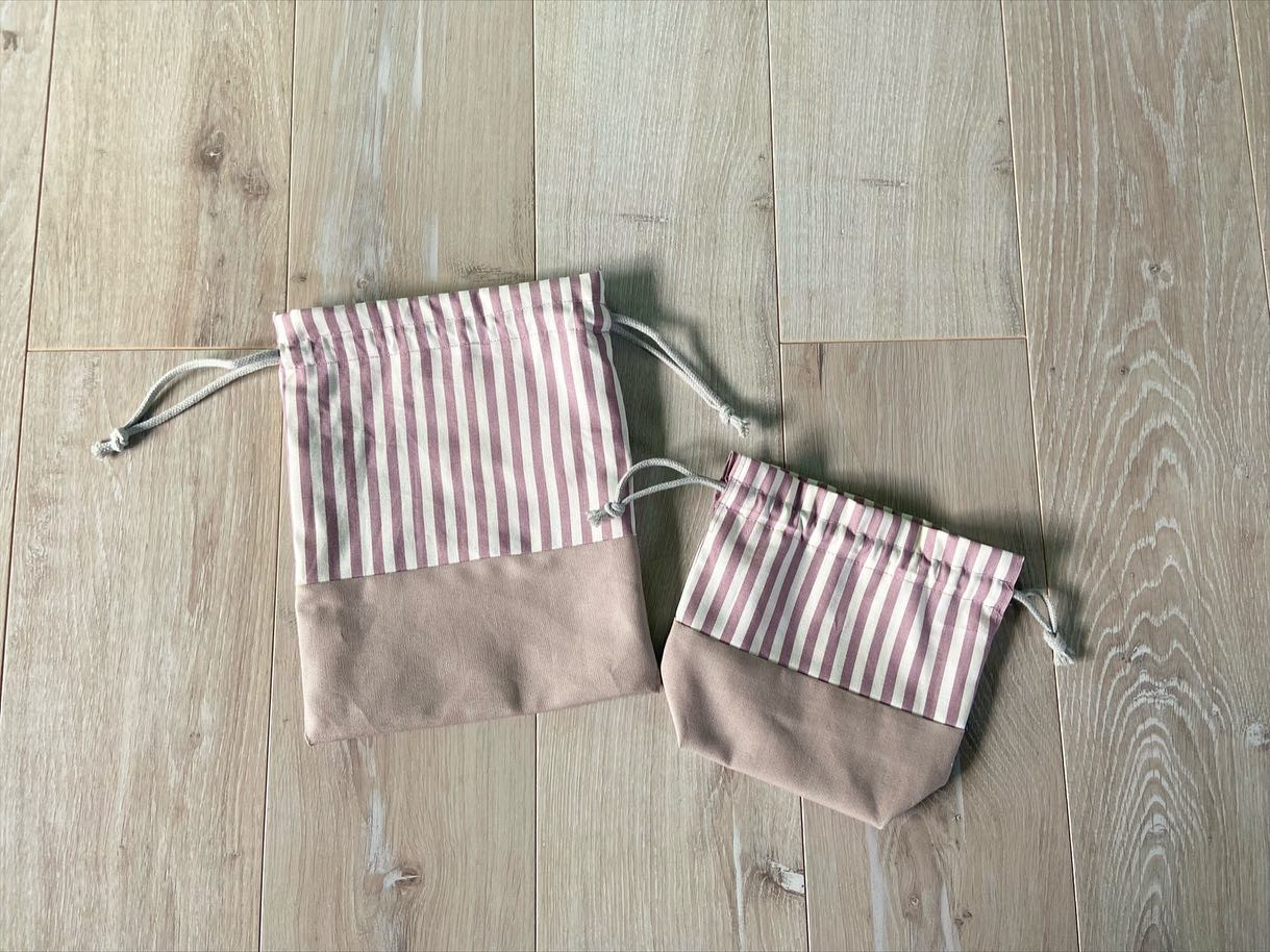 入園入園　入園グッズ　入学グッズ　リバーシブル　レッスンバッグ　5点セット　シンプル　おしゃれ