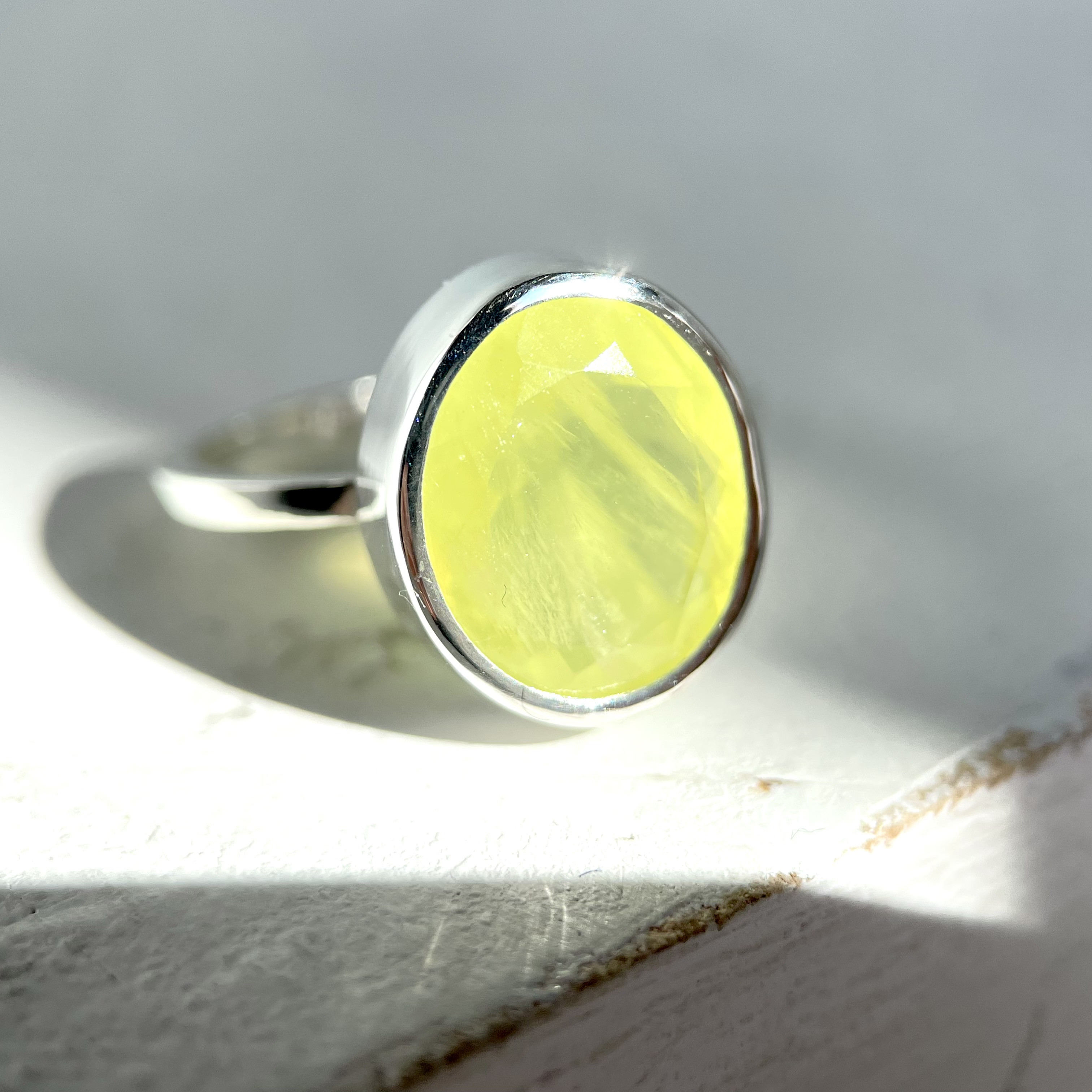 リング（14号） 「静寂を映す石」パイライト×SV950