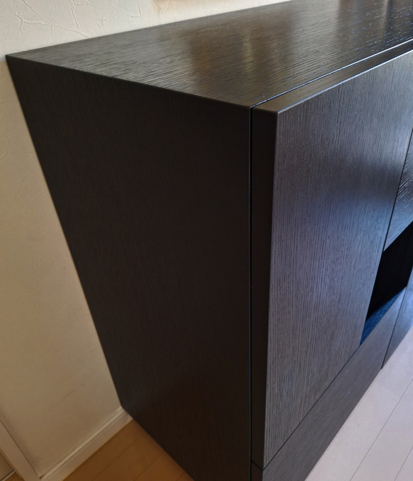 【受注製作】cubic cabinet black キャビネット ブラック かっこいい 7枚目の画像