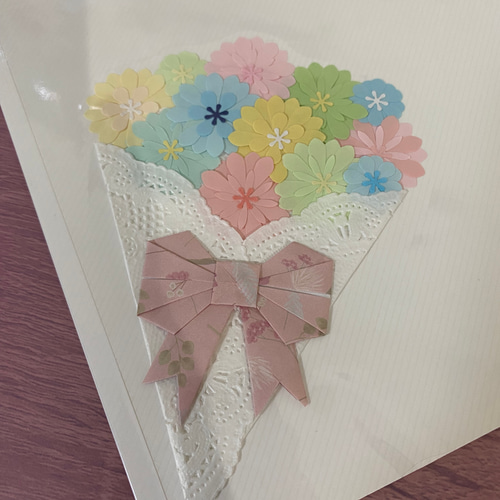masaページ 折り紙の小さい花束 折り紙】小花の作り方⭐︎リースやアレンジメントに【Origami