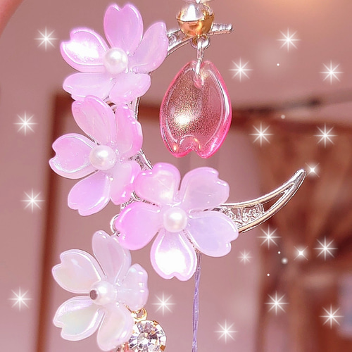 桜SAKURA桜SWAROVSKIオーナメント✩.*˚ 置き型サンキャッチャー 桜