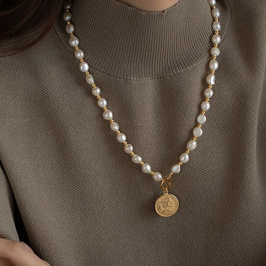 淡水パールのネックレス　真珠 淡水真珠　淡水パール　パール　6月の誕生石　夏の誕生石2024