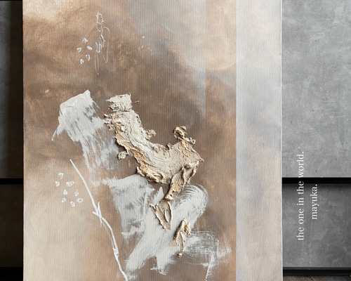 現代アート 65×53㎝ 大きめ モダン 絵画 原画 抽象画 アートパネル