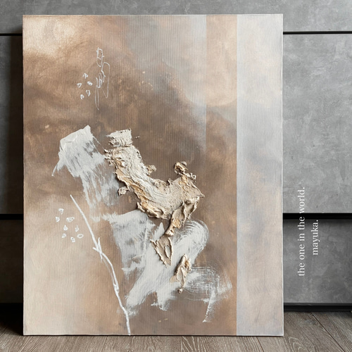 現代アート 65×53㎝ 大きめ モダン 絵画 原画 抽象画 アートパネル