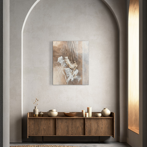 現代アート 65×53㎝ 大きめ モダン 絵画 原画 抽象画 アートパネル