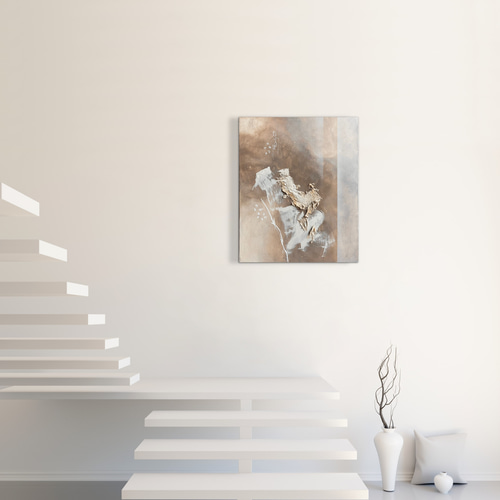 現代アート 65×53㎝ 大きめ モダン 絵画 原画 抽象画 アートパネル