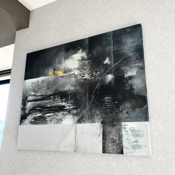 現代アート 80×65㎝ 大きめ モダン 絵画 原画 抽象画 アートパネル