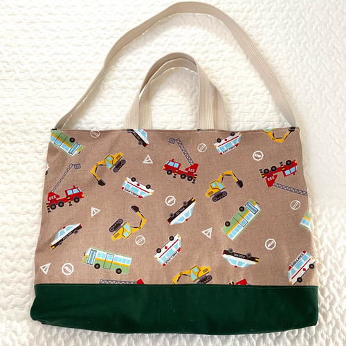 レッスンバッグ　はたらくくるま 期間限定値下げ！】はたらくくるま ✩ レッスンバッグ レッスン