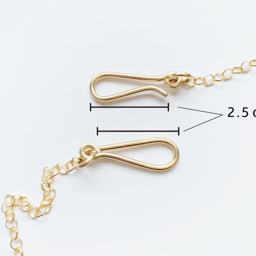 ロンバスチェーンのフロントフックネックレス 45cm 14kgf ロンバスチェーンのフロントフックネックレス 45cm 14kgf