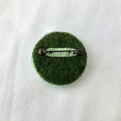 エンジェルアールミントグリーン ビーズ刺繍 - メルカリ
