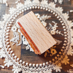 木製スタンプ うさぎと女の子♡ コラージュ素材 はんこ ジャンクジャーナル 3枚目の画像